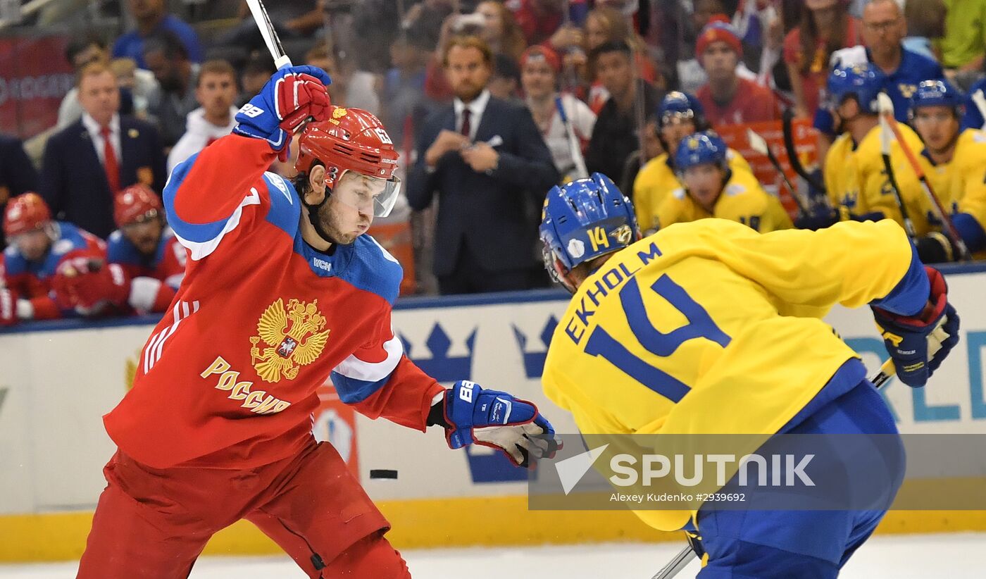 2016 World Cup of Hockey. Sweden vs. Russia