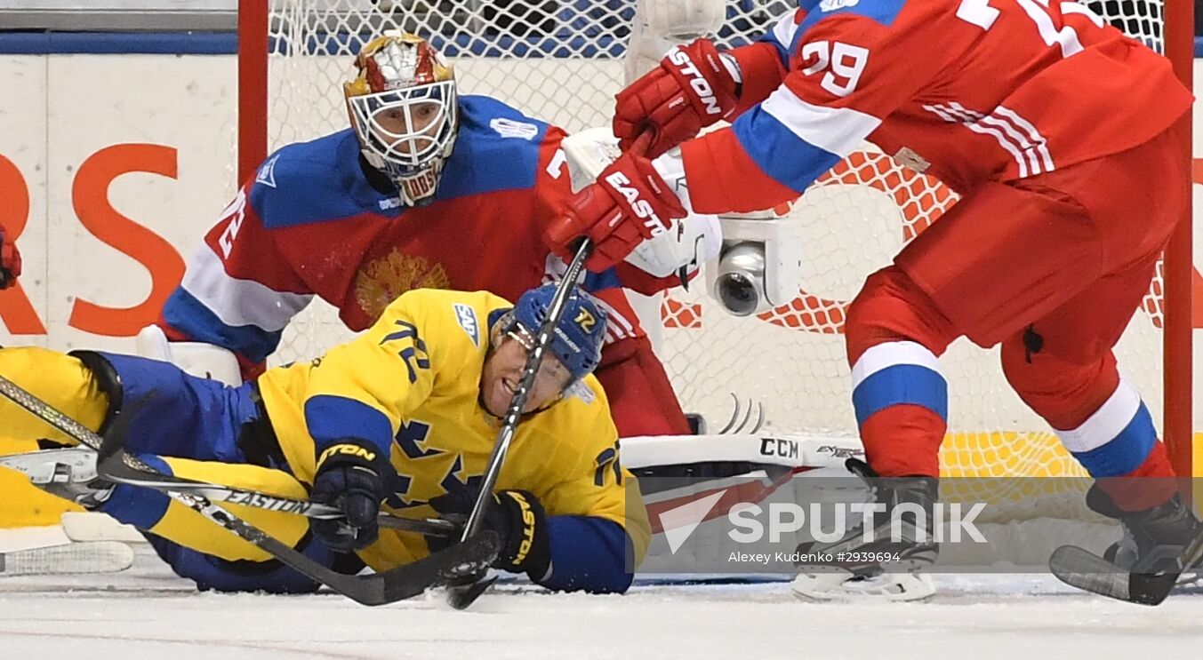 2016 World Cup of Hockey. Sweden vs. Russia