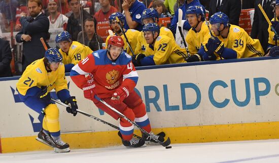 2016 World Cup of Hockey. Sweden vs. Russia