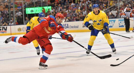 2016 World Cup of Hockey. Sweden vs. Russia