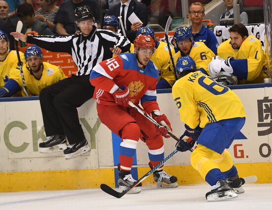 2016 World Cup of Hockey. Sweden vs. Russia