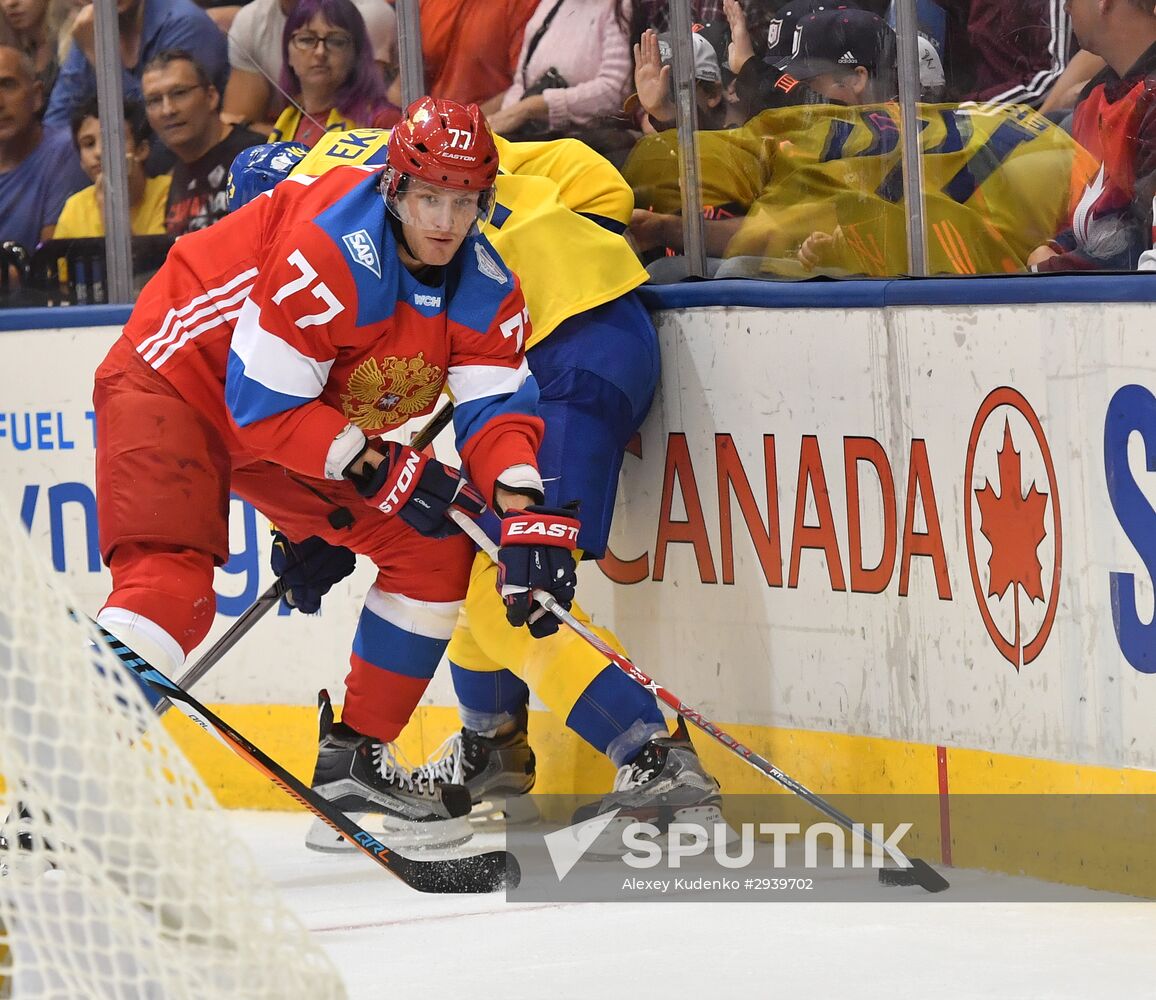 2016 World Cup of Hockey. Sweden vs. Russia