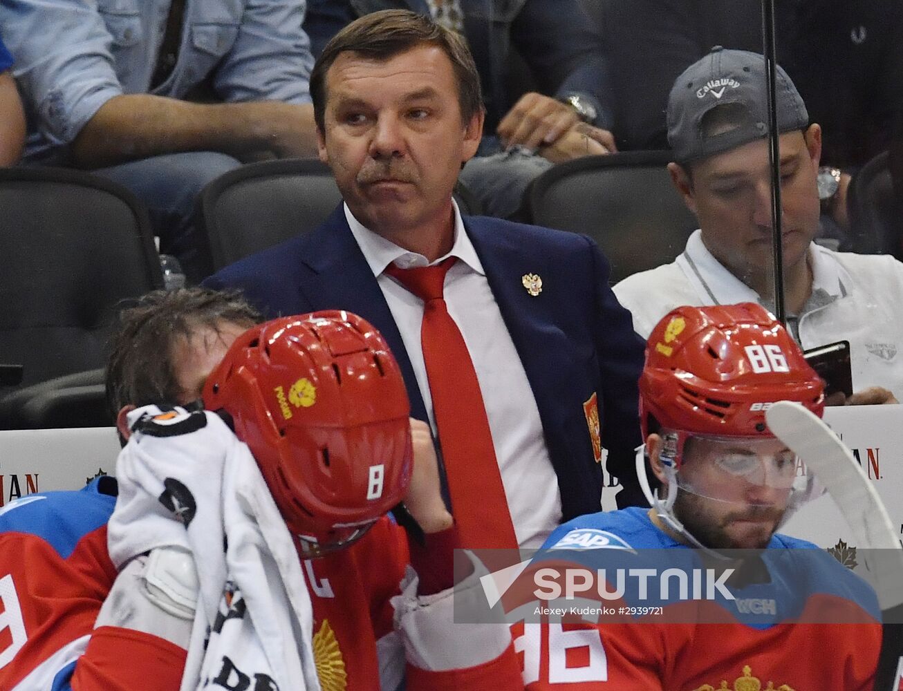 World Cup of Hockey. Sweden vs. Russia