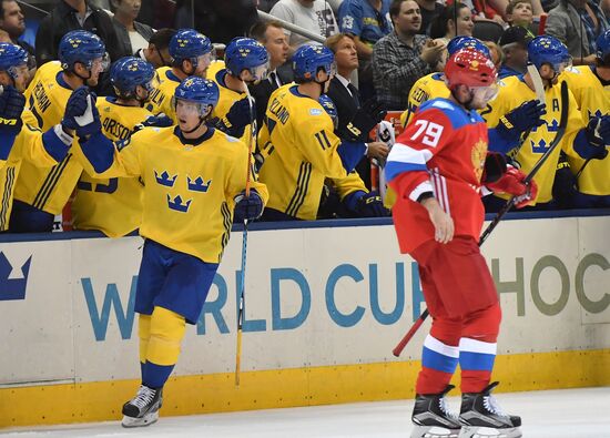 World Cup of Hockey. Sweden vs. Russia