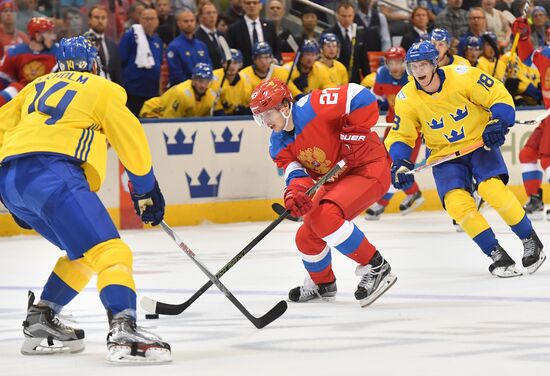 World Cup of Hockey. Sweden vs. Russia