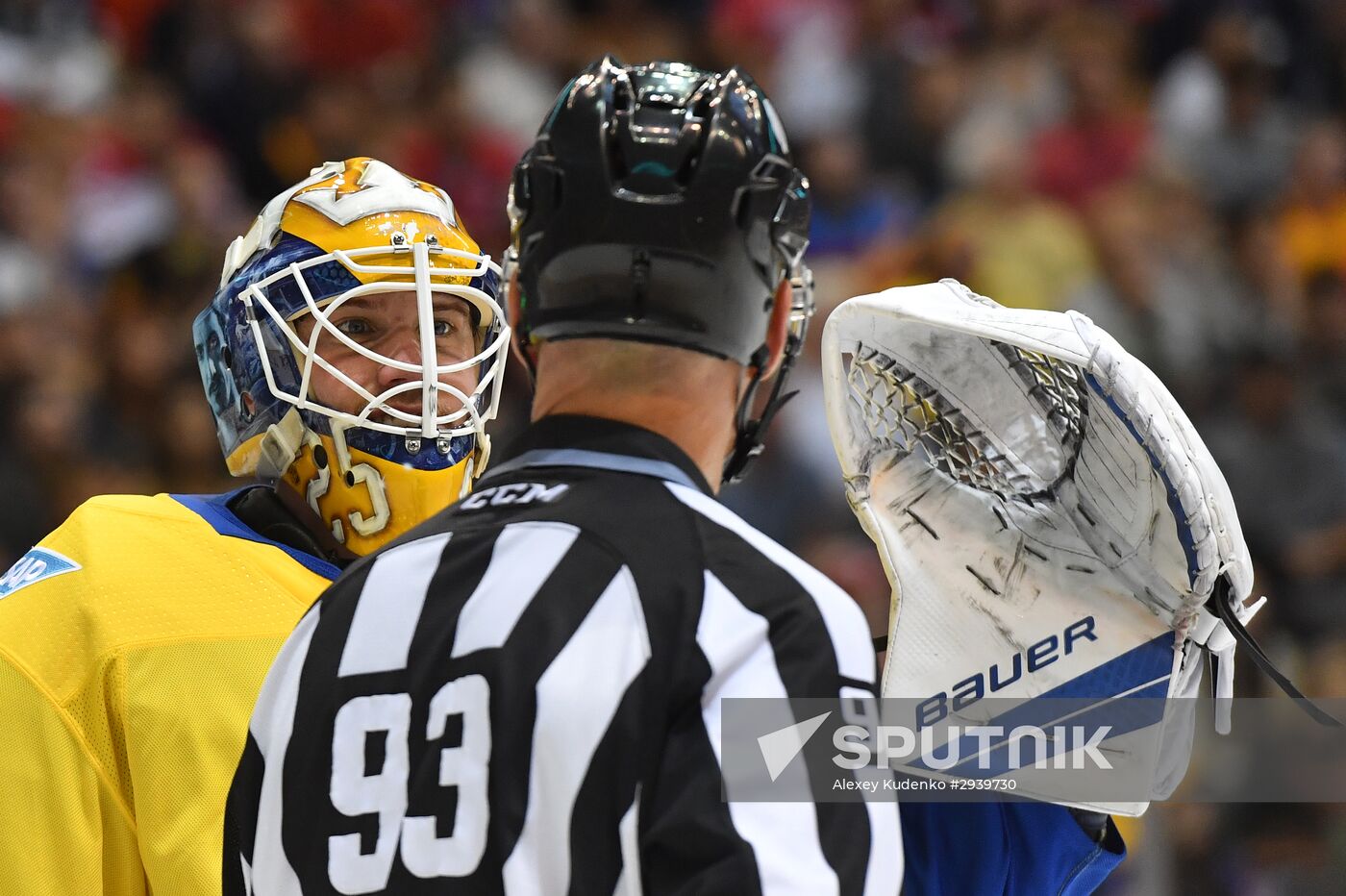 World Cup of Hockey. Sweden vs. Russia