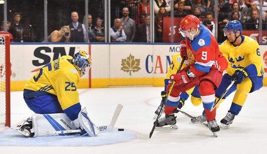 World Cup of Hockey. Sweden vs. Russia