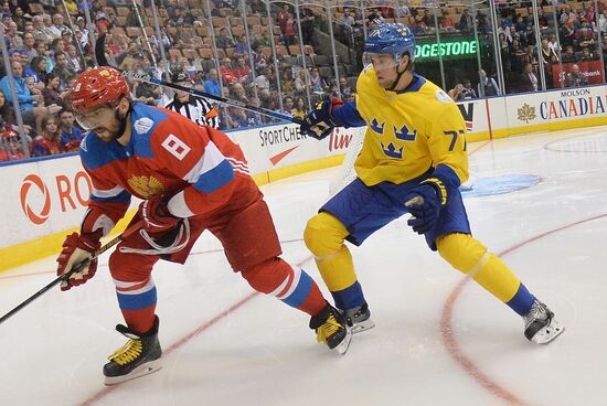 World Cup of Hockey. Sweden vs. Russia