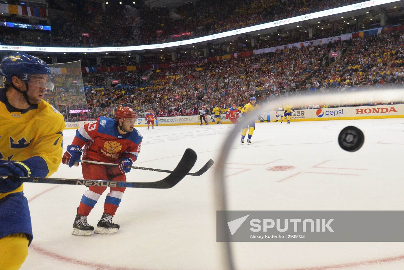 World Cup of Hockey. Sweden vs. Russia