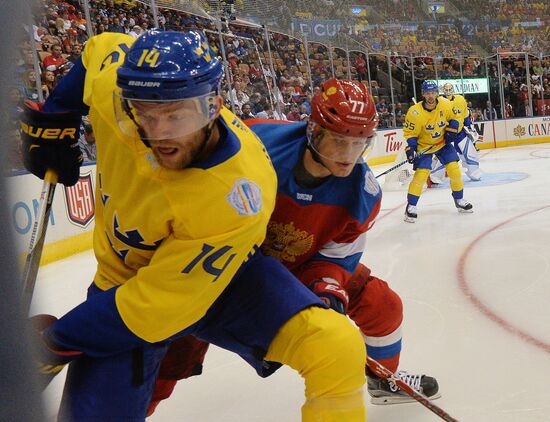 World Cup of Hockey. Sweden vs. Russia