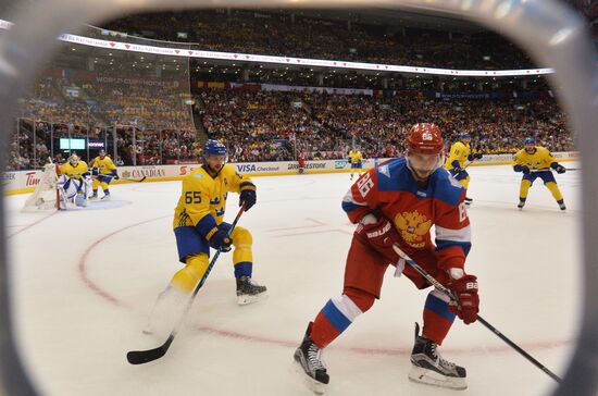 World Cup of Hockey. Sweden vs. Russia