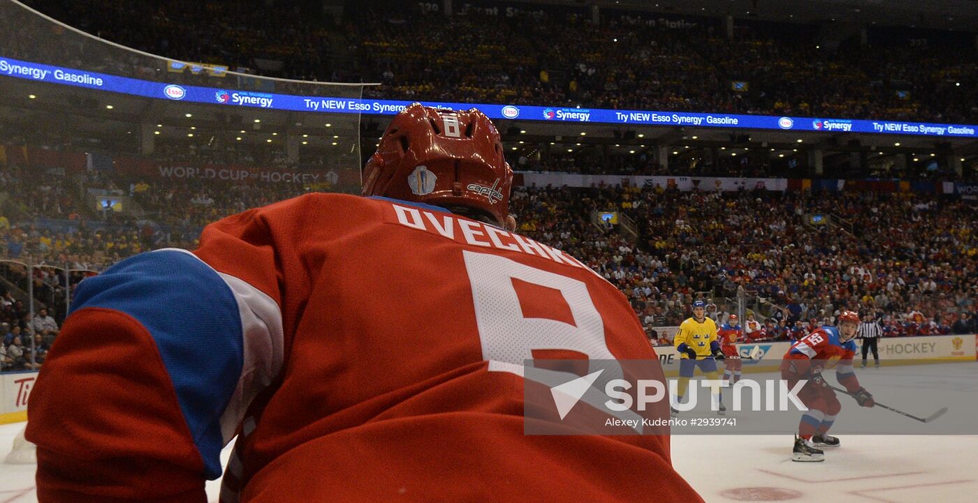 World Cup of Hockey. Sweden vs. Russia