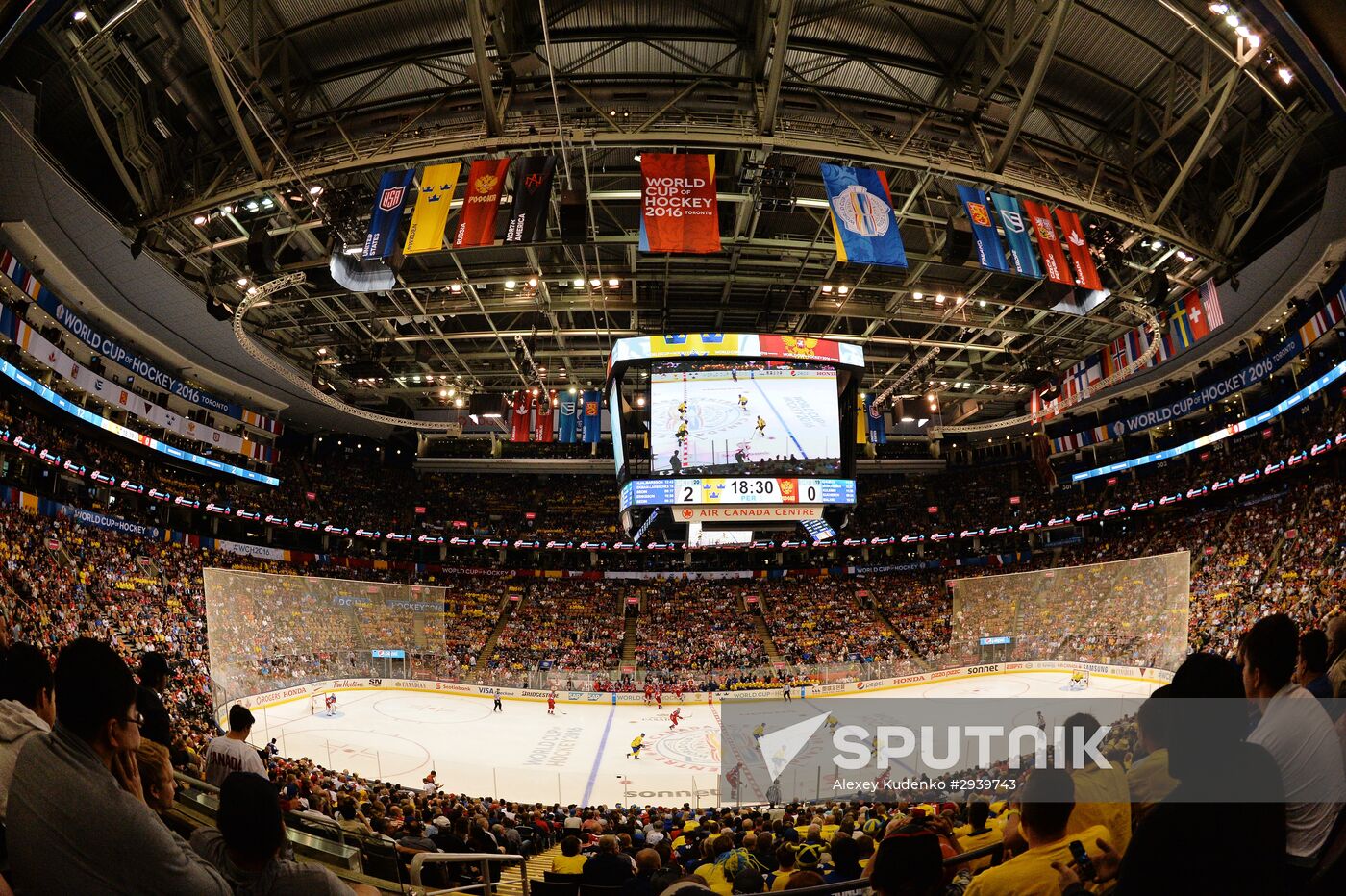 World Cup of Hockey. Sweden vs. Russia