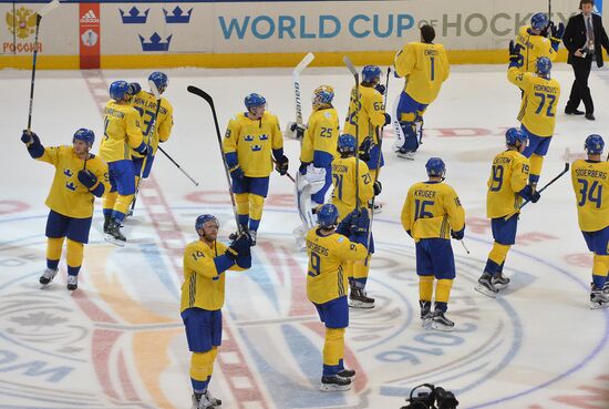 World Cup of Hockey. Sweden vs. Russia