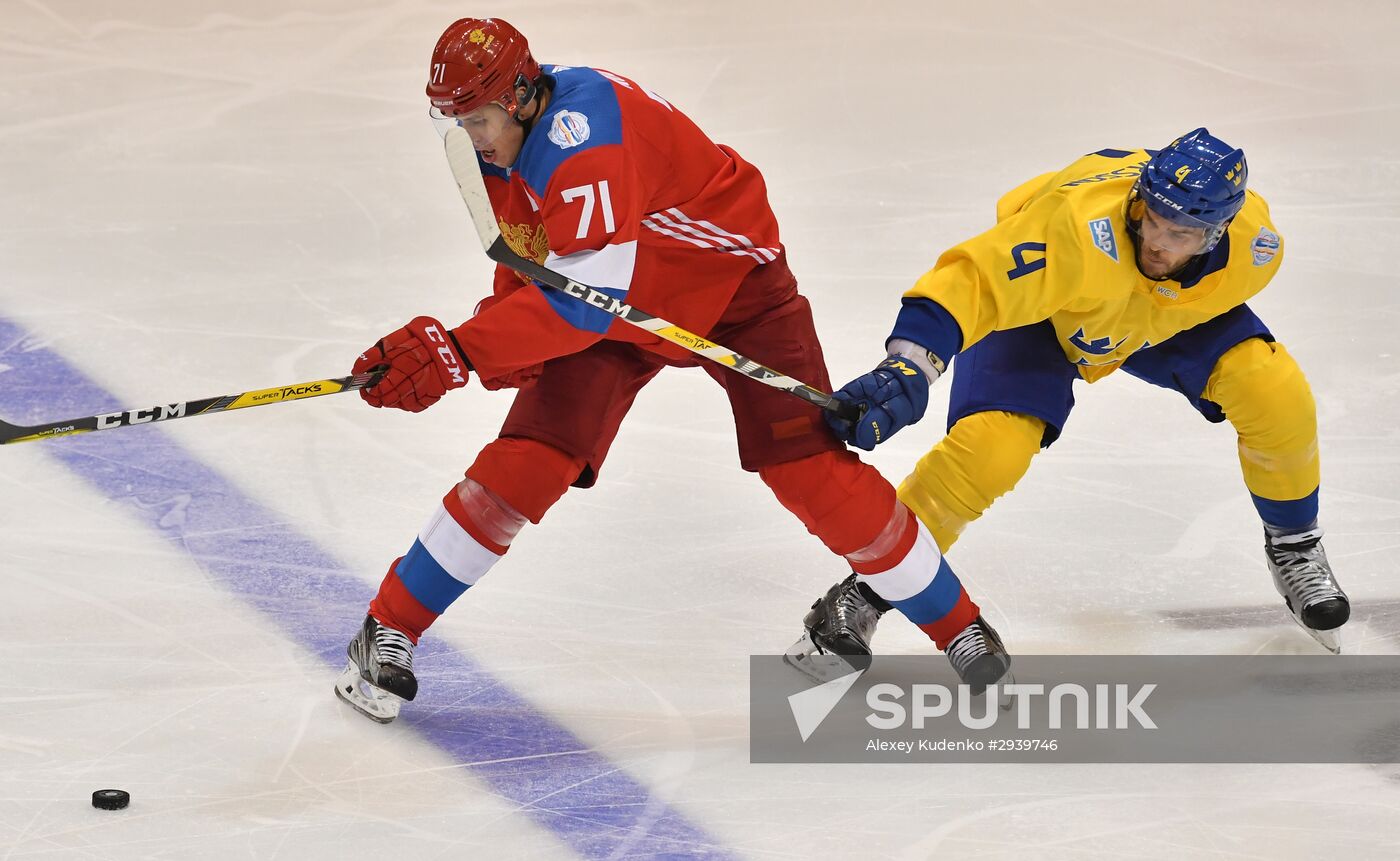 World Cup of Hockey. Sweden vs. Russia