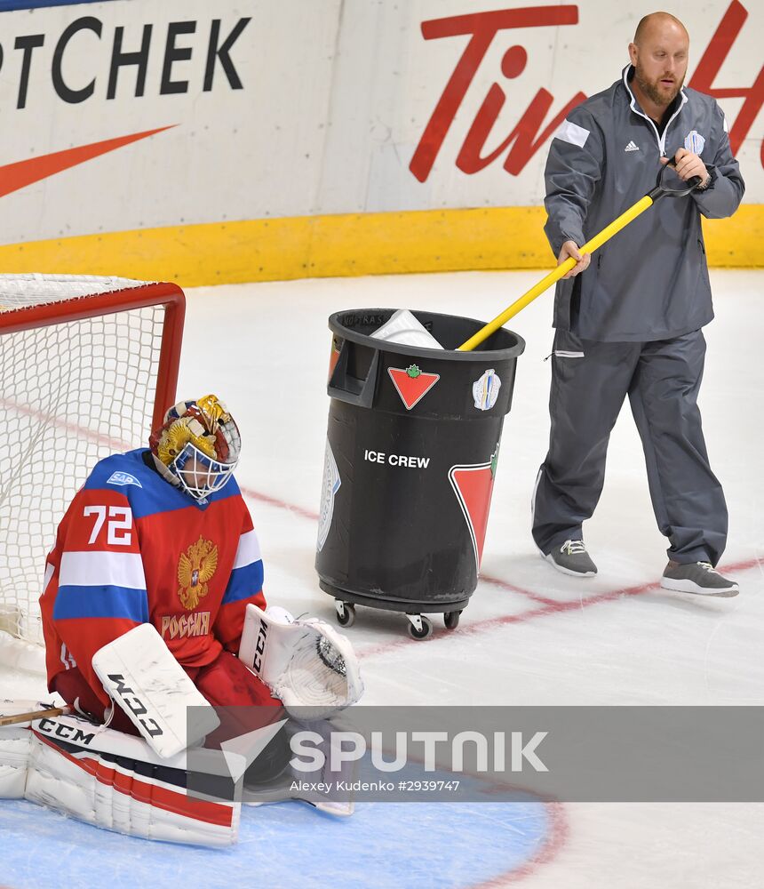 World Cup of Hockey. Sweden vs. Russia