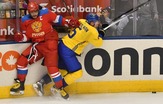 World Cup of Hockey. Sweden vs. Russia