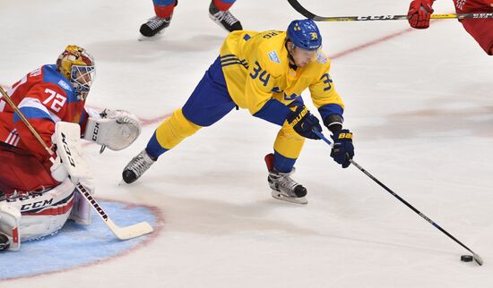 World Cup of Hockey. Sweden vs. Russia