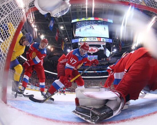 World Cup of Hockey. Sweden vs. Russia