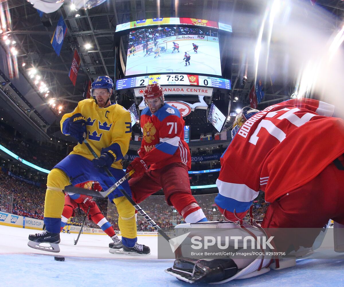 World Cup of Hockey. Sweden vs. Russia