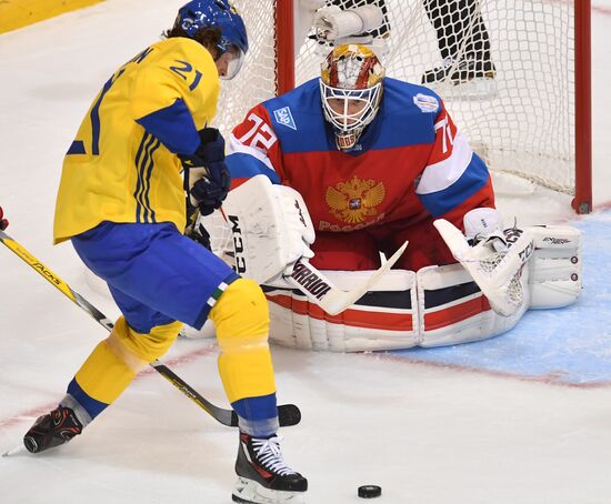 World Cup of Hockey. Sweden vs. Russia