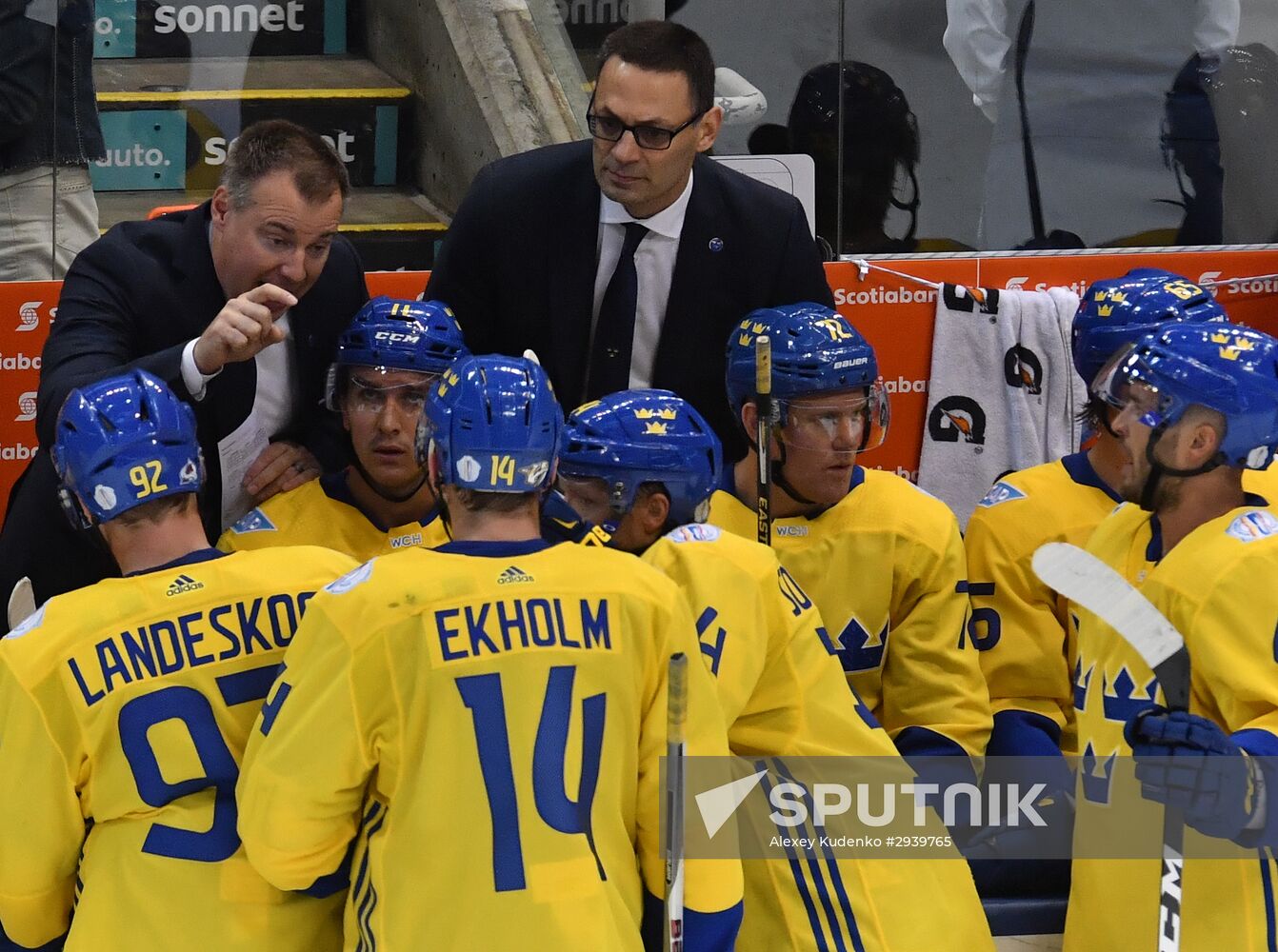 World Cup of Hockey. Sweden vs. Russia