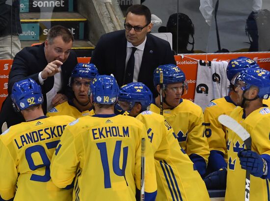 World Cup of Hockey. Sweden vs. Russia
