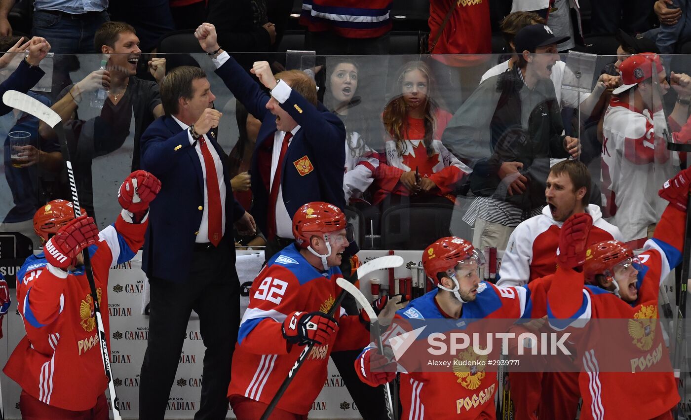 World Cup of Hockey. Sweden vs. Russia