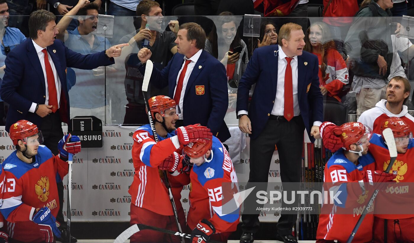 World Cup of Hockey. Sweden vs. Russia