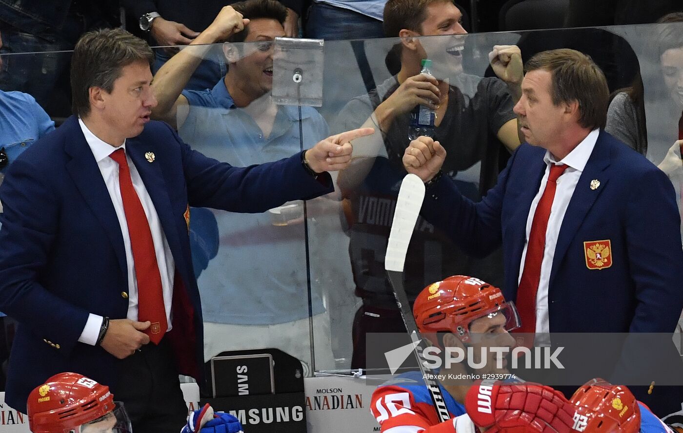 World Cup of Hockey. Sweden vs. Russia