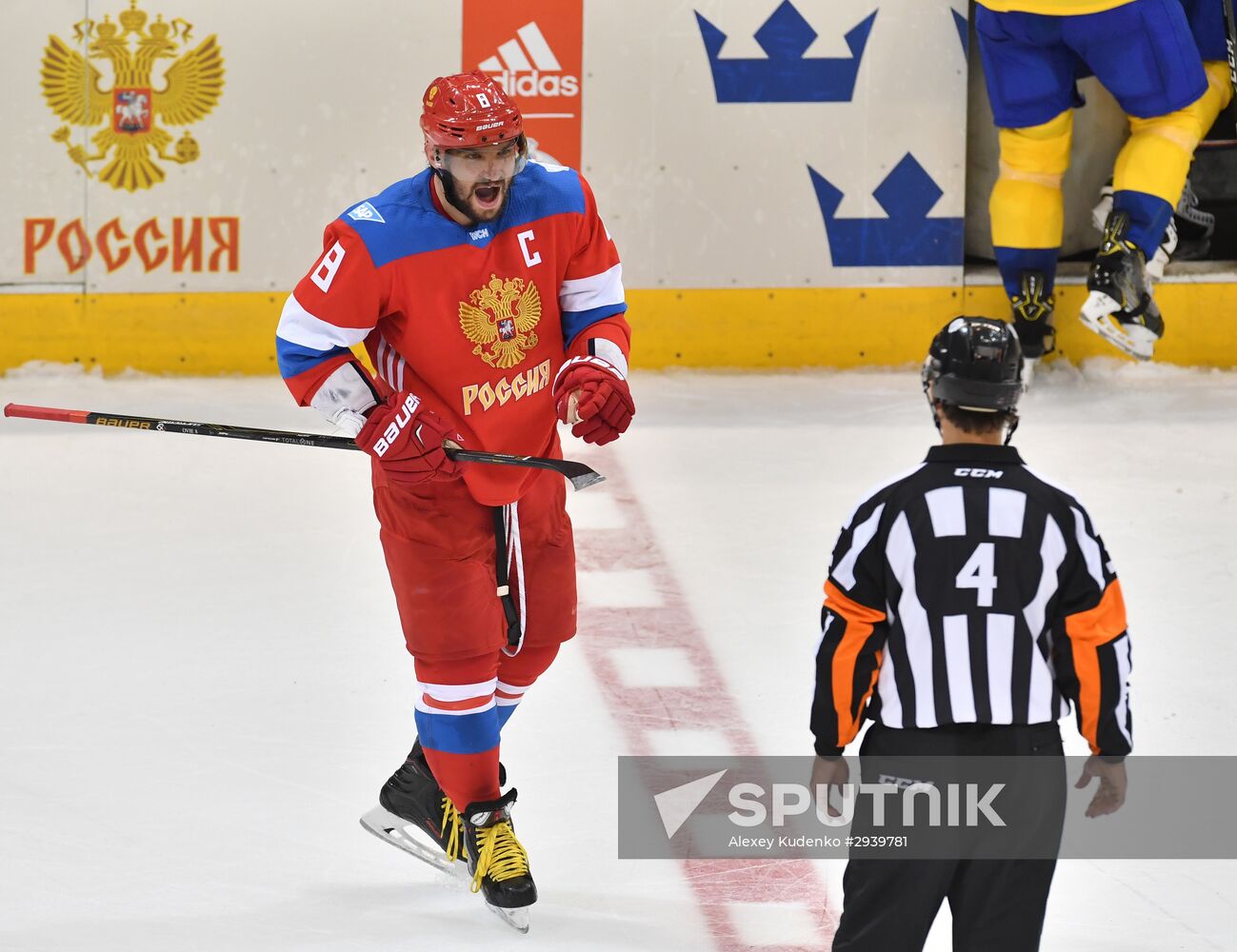 World Cup of Hockey. Sweden vs. Russia