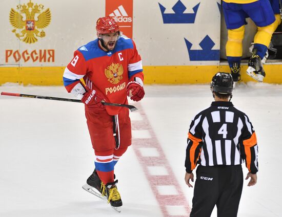 World Cup of Hockey. Sweden vs. Russia
