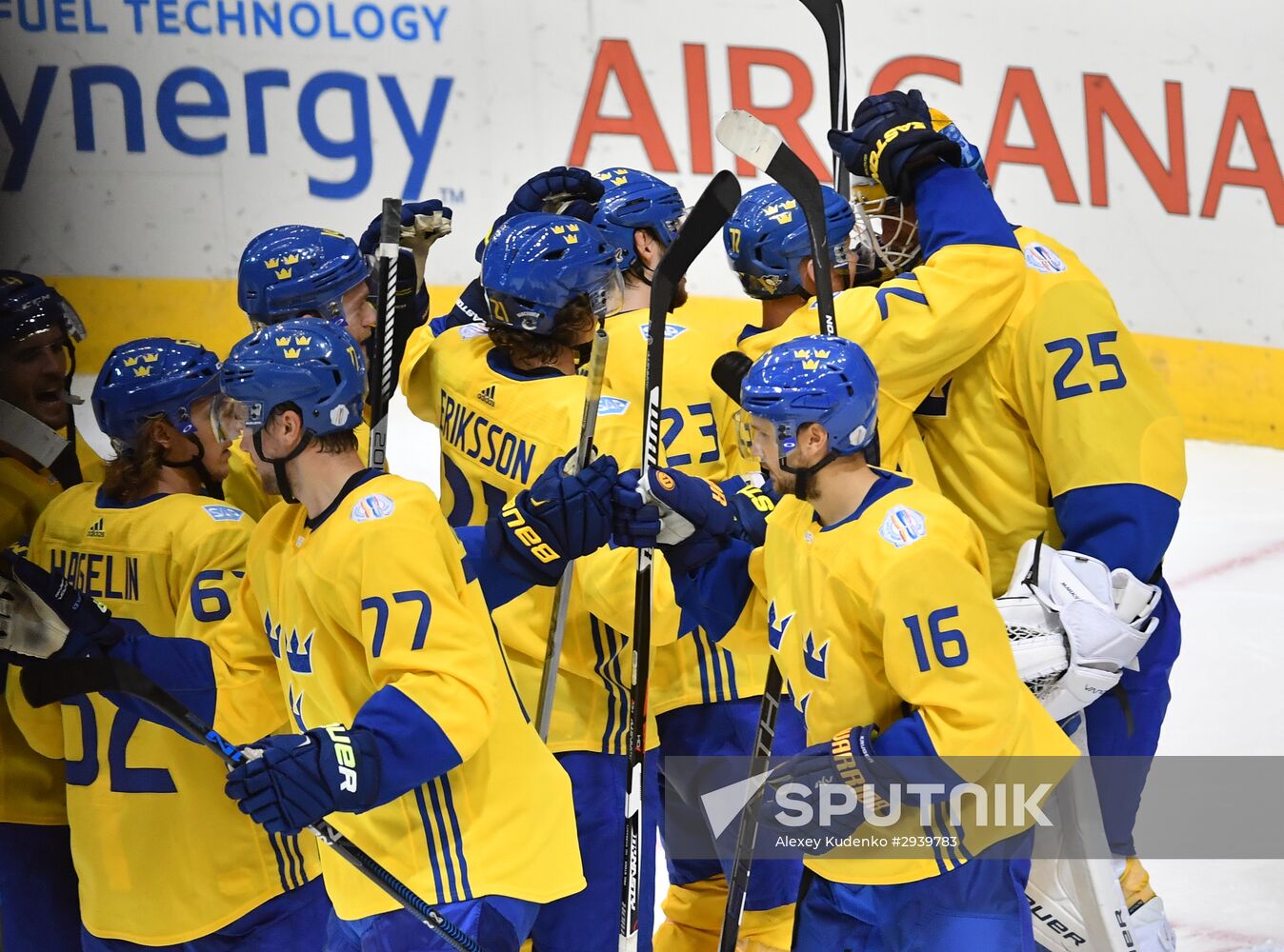 World Cup of Hockey. Sweden vs. Russia