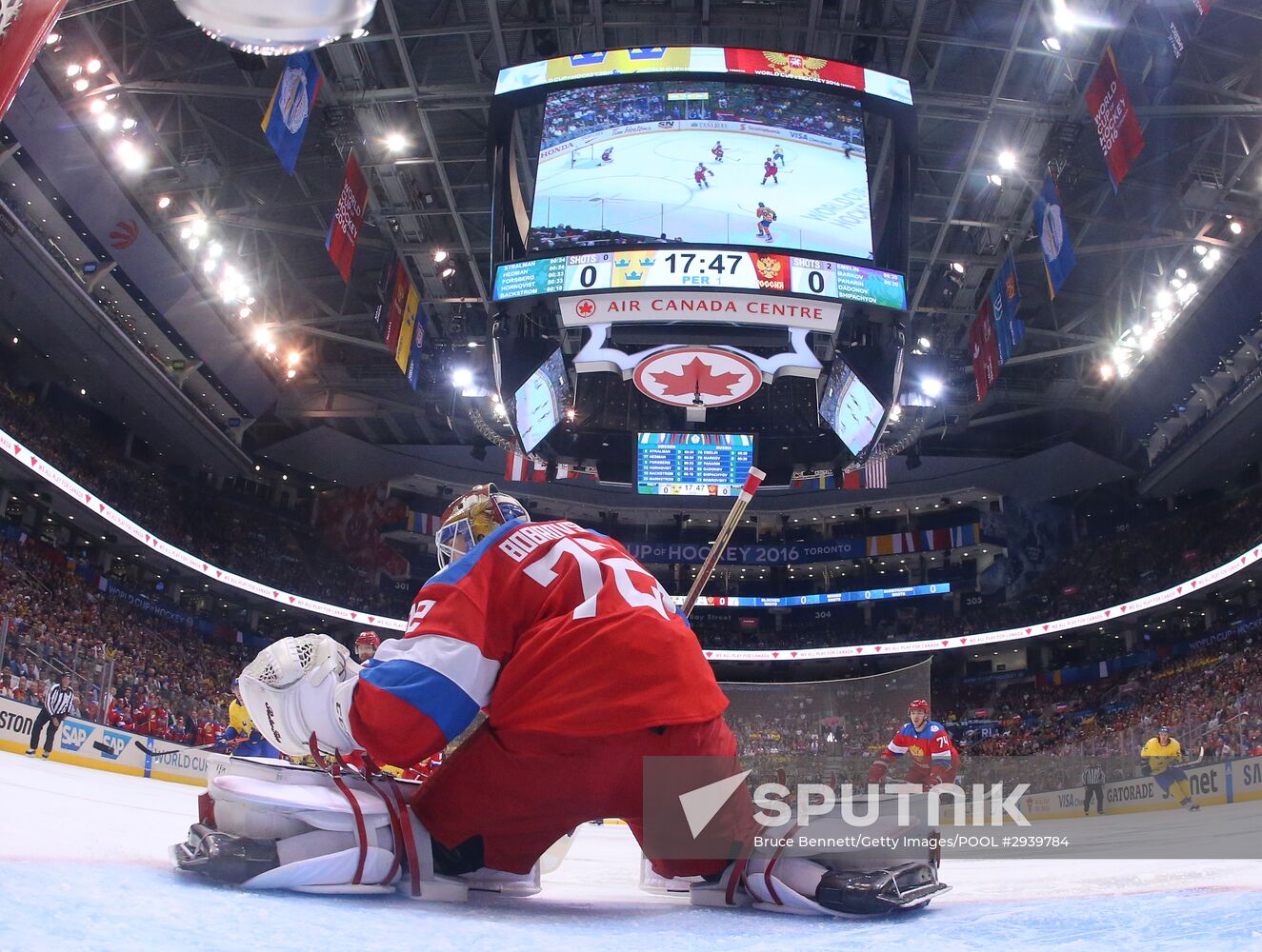 World Cup of Hockey. Sweden vs. Russia