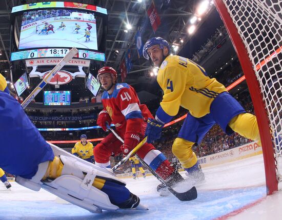 World Cup of Hockey. Sweden vs. Russia