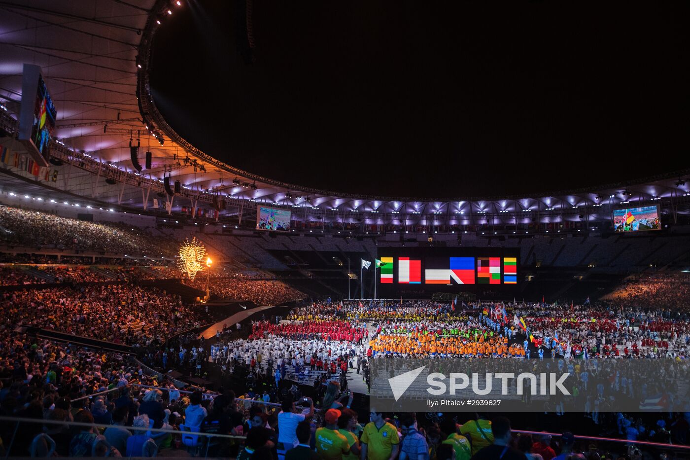 Closing ceremony of the XV Paralympic Summer Games in Rio de Janeiro