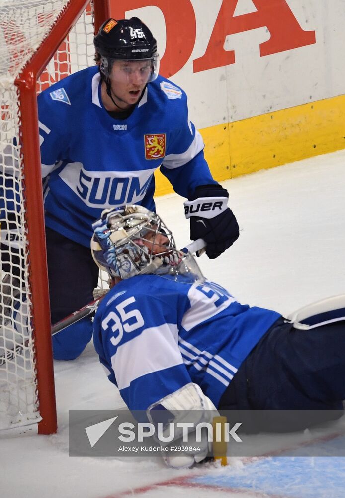 World Cup of Hockey. Finland vs. North America U23