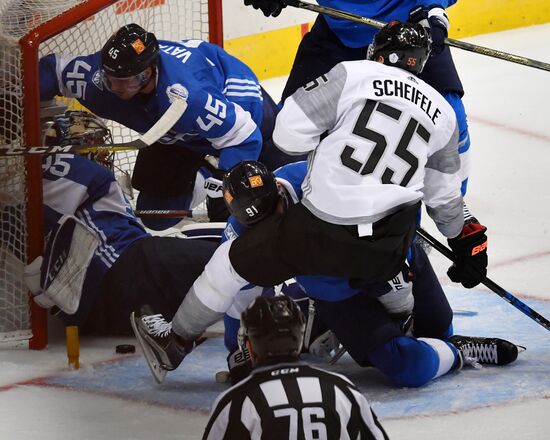 World Cup of Hockey. Finland vs. North America U23