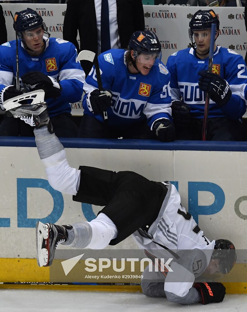 World Cup of Hockey. Finland vs. North America U23
