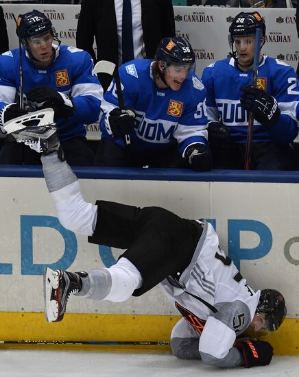 World Cup of Hockey. Finland vs. North America U23