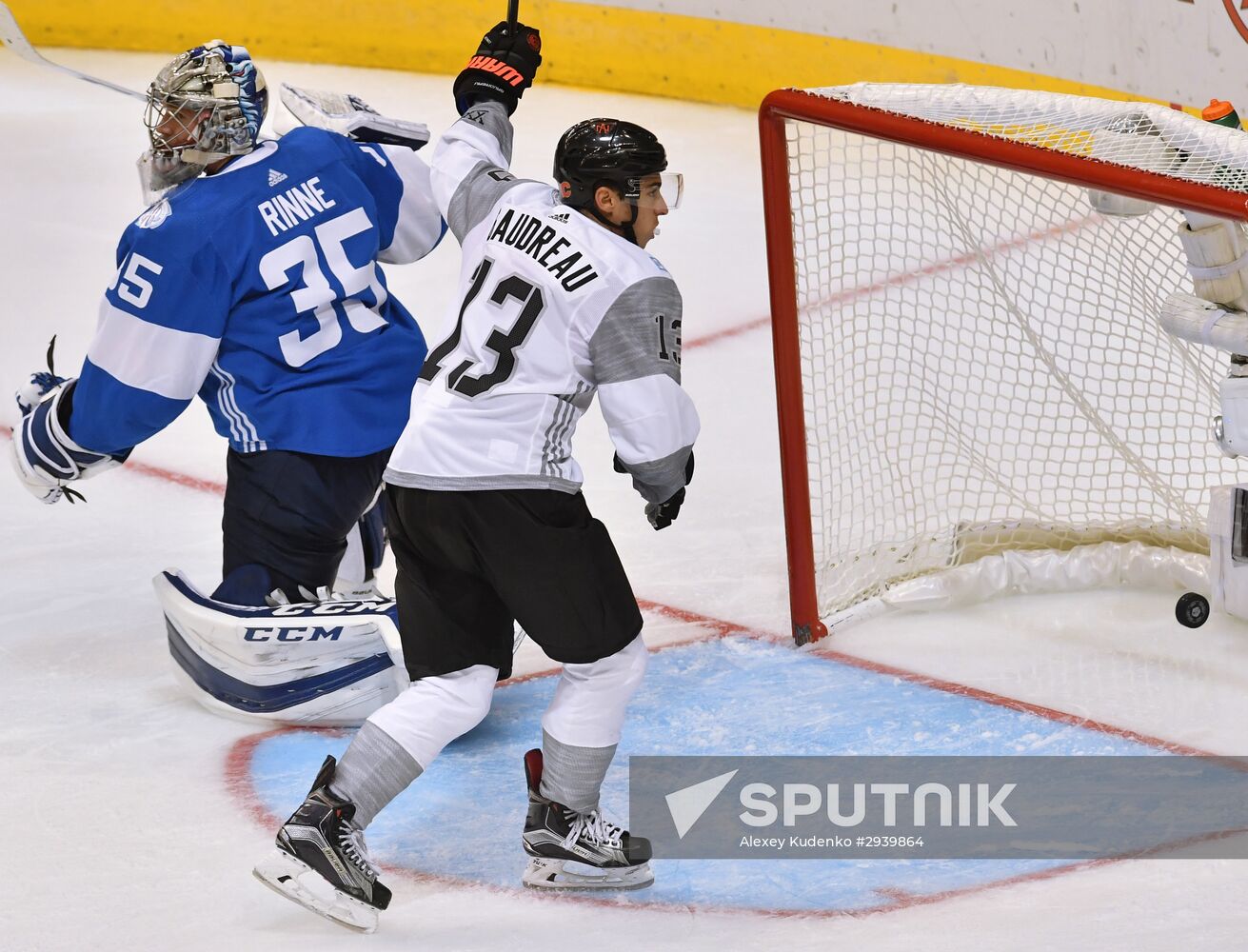 World Cup of Hockey. Finland vs. North America U23