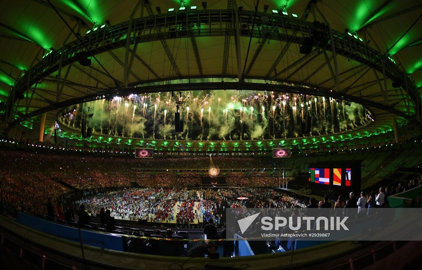 Closing ceremony of the XV Paralympic Summer Games in Rio de Janeiro