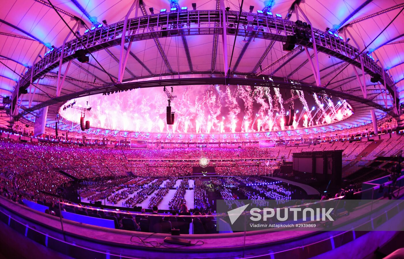Closing ceremony of the XV Paralympic Summer Games in Rio de Janeiro