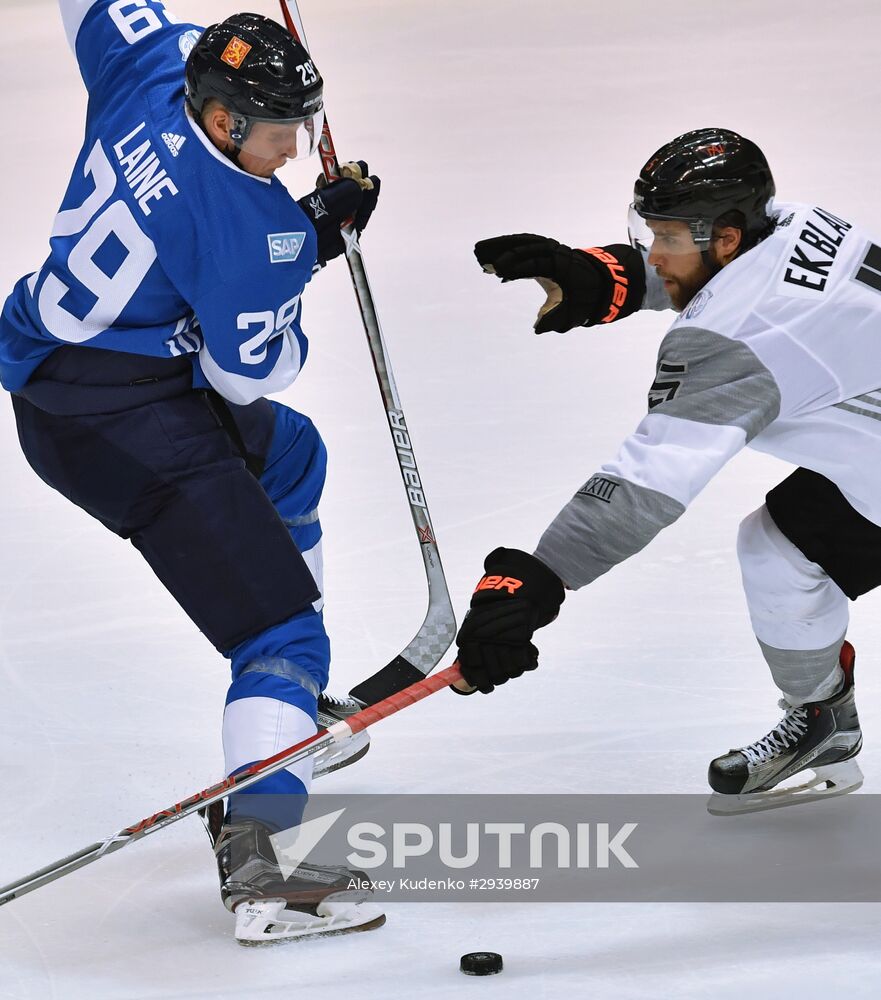 World Cup of Hockey. Finland vs. North America U23