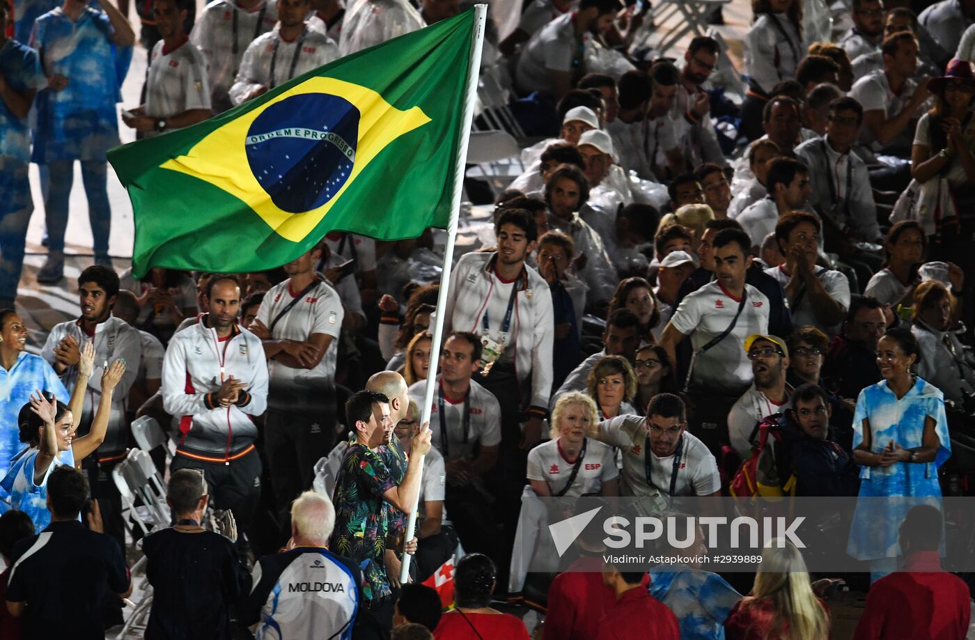 Closing ceremony of the XV Paralympic Summer Games in Rio de Janeiro