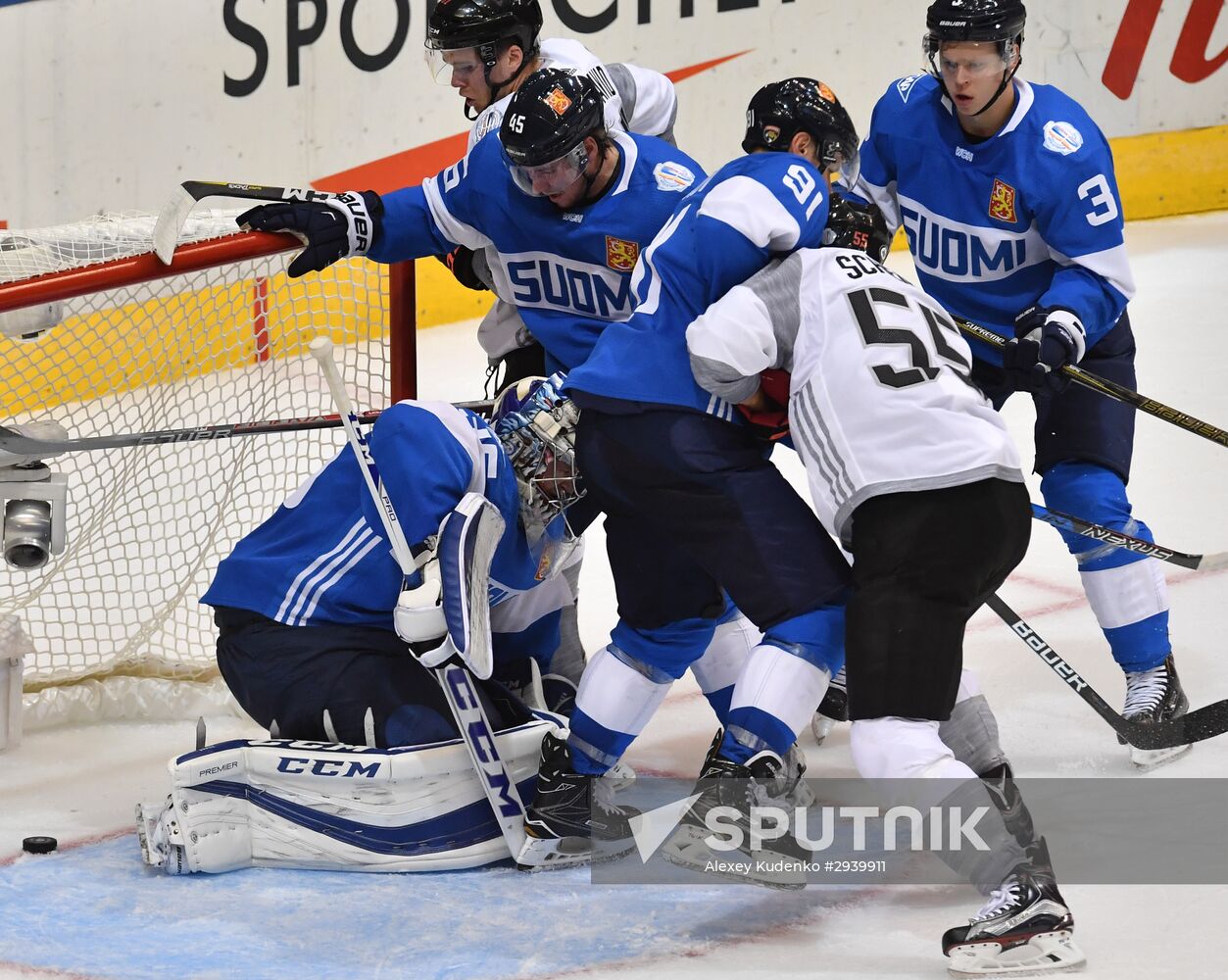 World Cup of Hockey. Finland vs. North America U23
