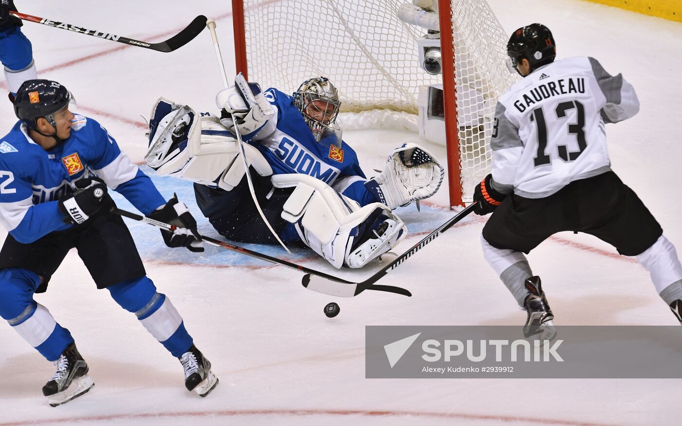 World Cup of Hockey. Finland vs. North America U23