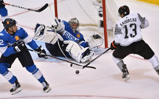 World Cup of Hockey. Finland vs. North America U23