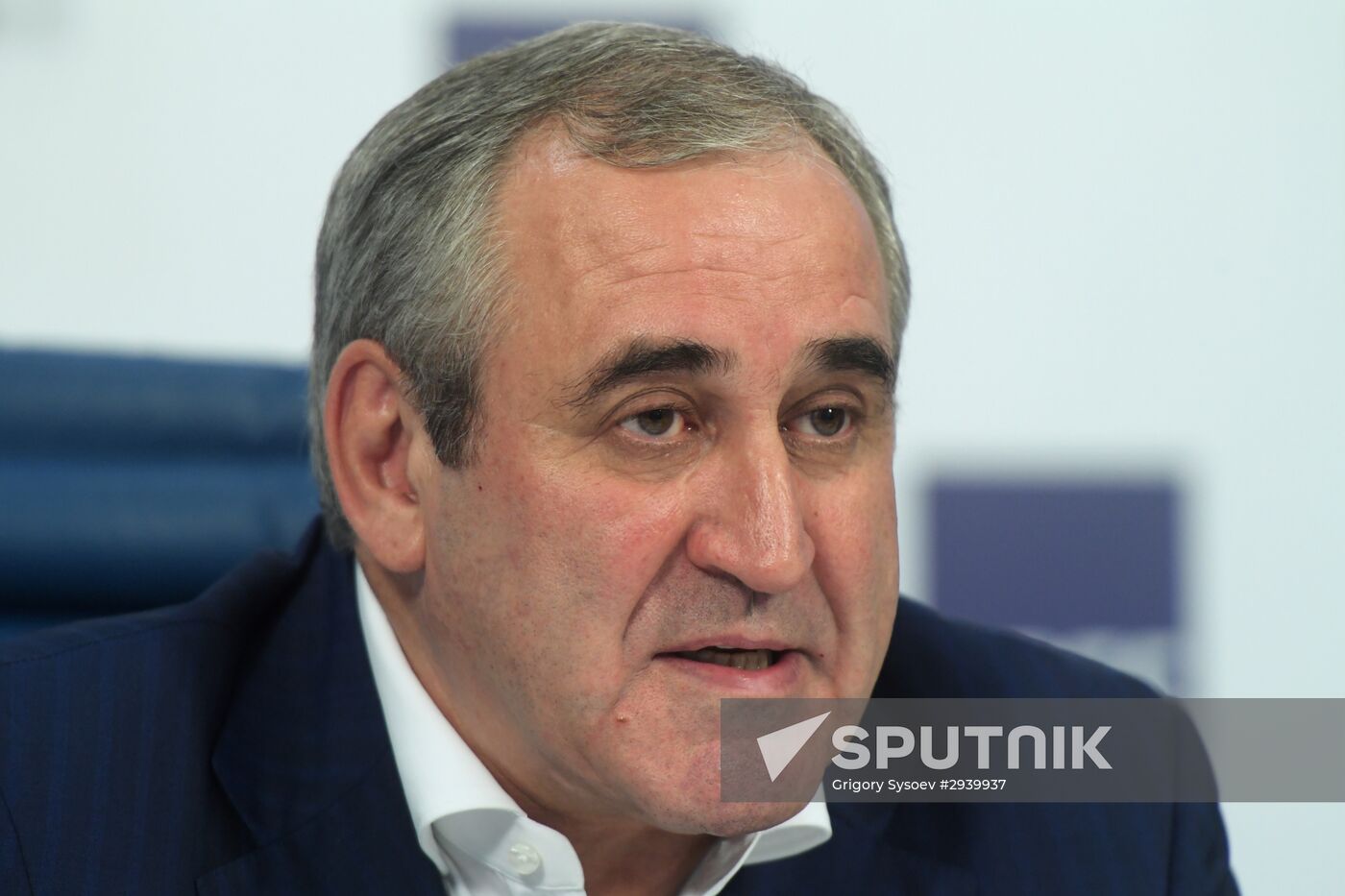 News conference by United Russia party's leaders