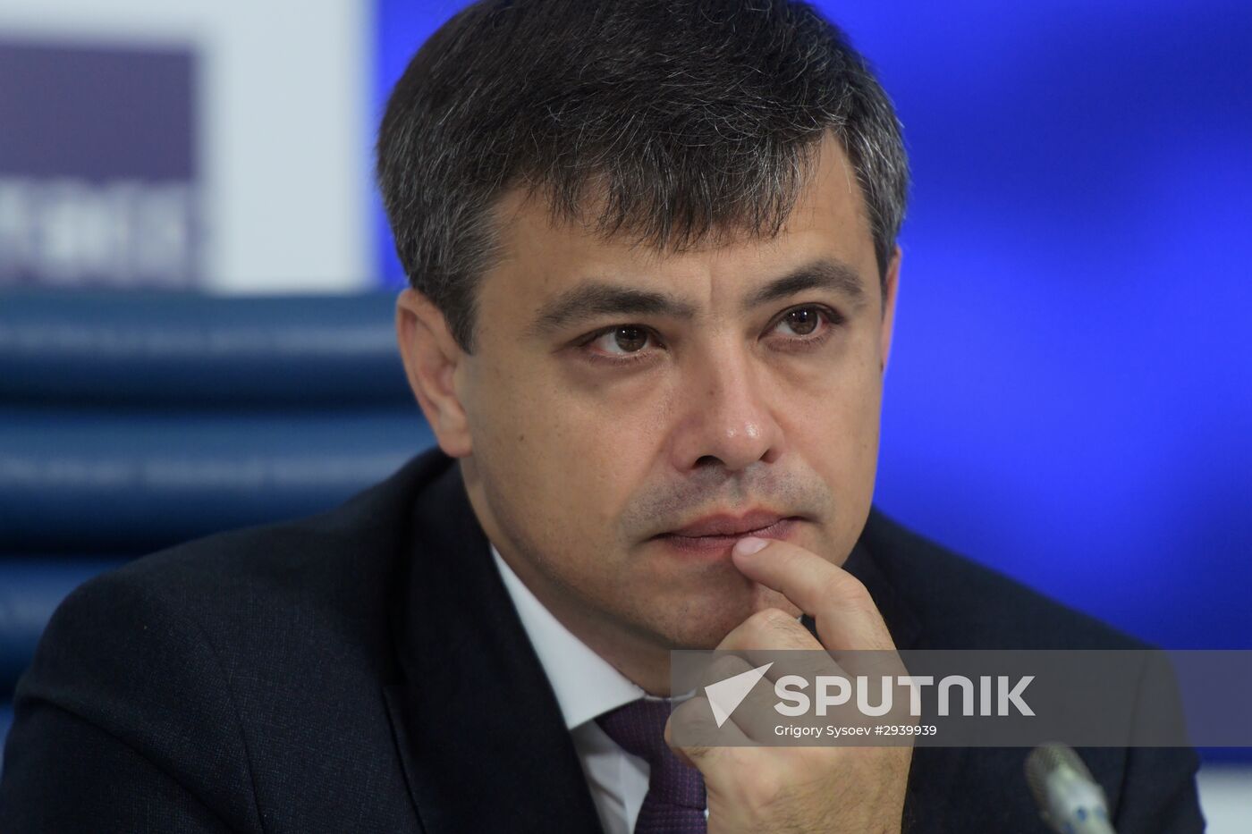 News conference by United Russia party's leaders